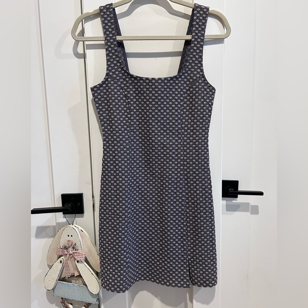 NWT S Urban Outfitters Folly Fitted Notched Mini Dress